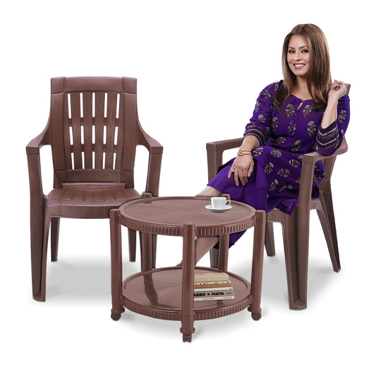Maharaja T5 Table Set with 2 Omega Chairs