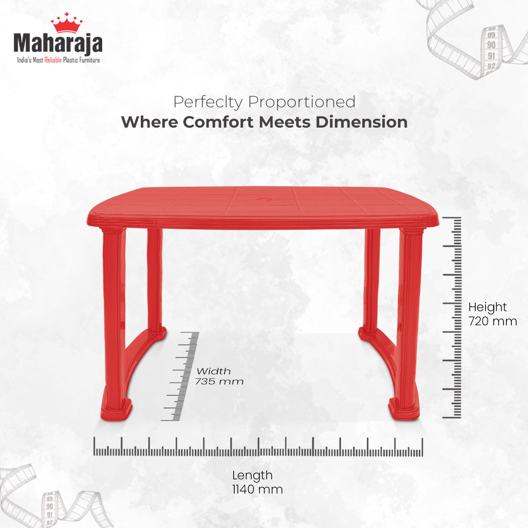 Maharaja Premium Plastic Dining Table