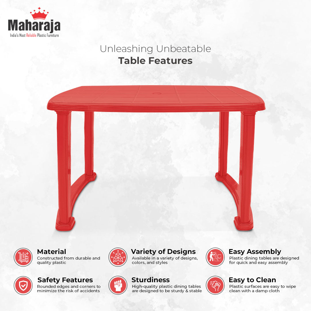 Maharaja Premium Plastic Dining Table