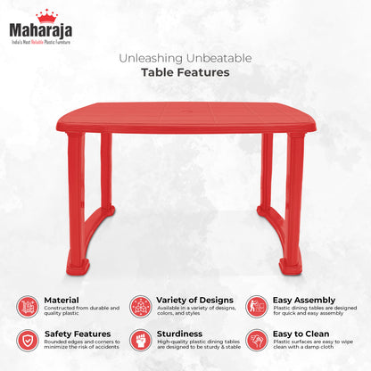 Maharaja Premium Plastic Dining Table