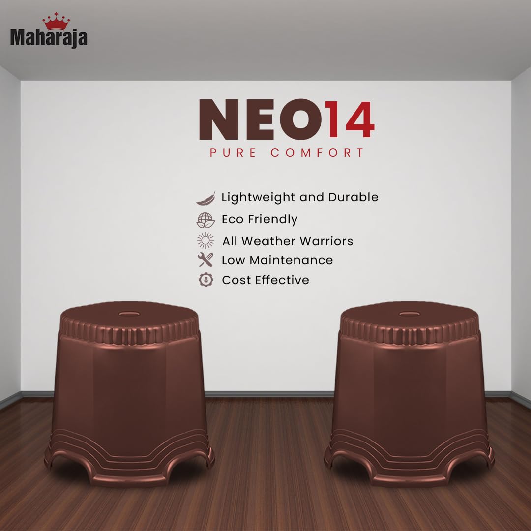 Maharaja Neo 14 Round Plastic Stool