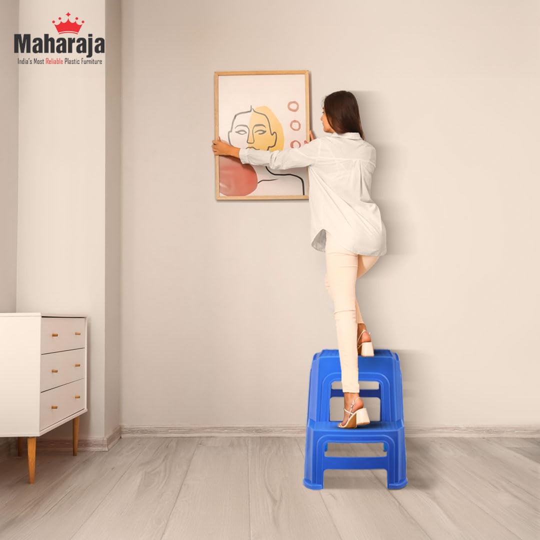 Maharaja Heavy Duty Plastic Step Stool – Multiuse