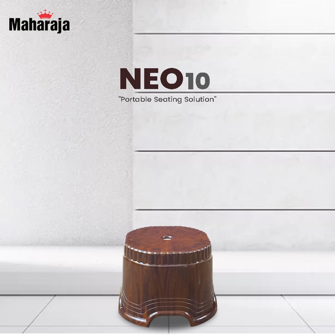 Maharaja Neo 10 Round Plastic Stool