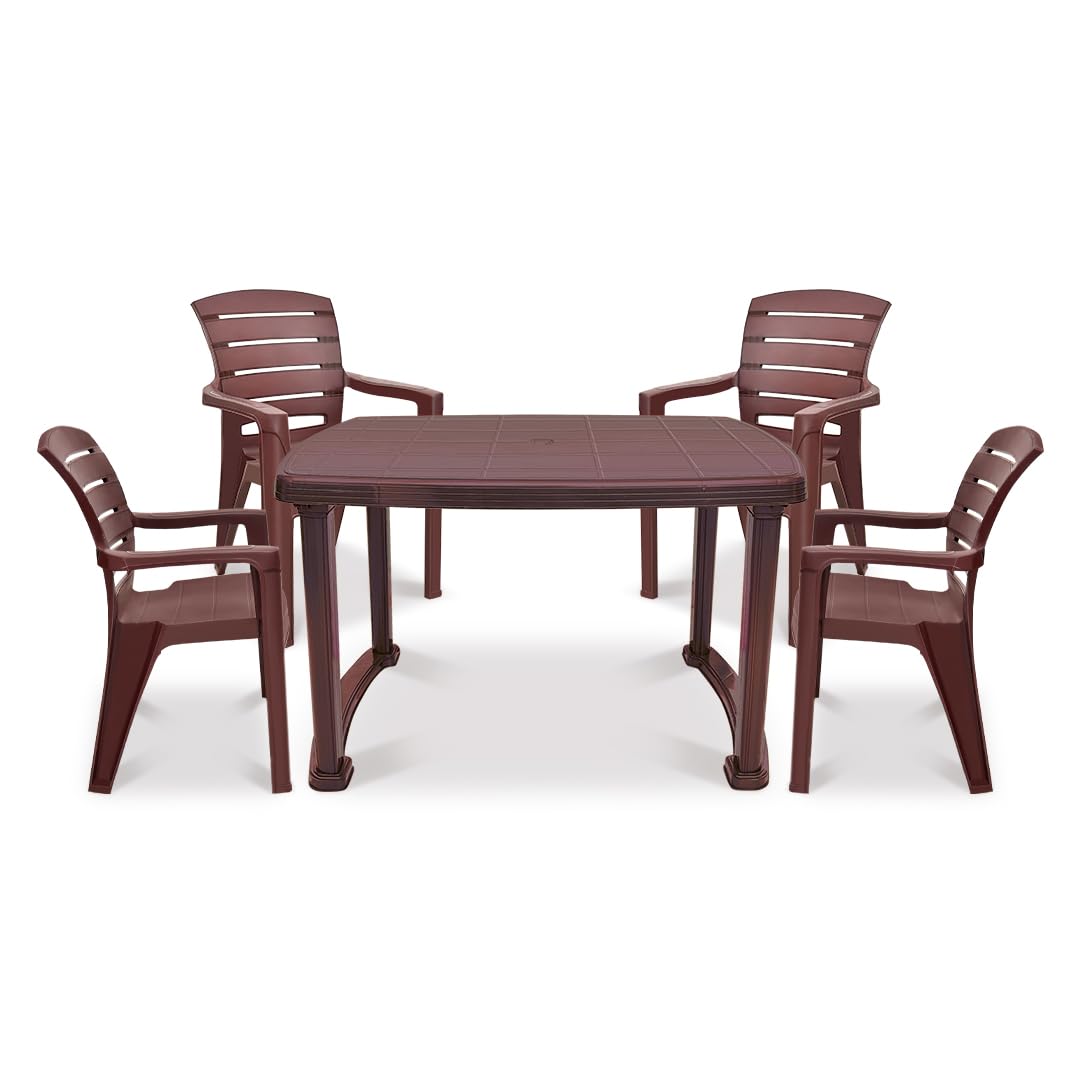 Maharaja Dining Table Set With 4 Singham Chairs