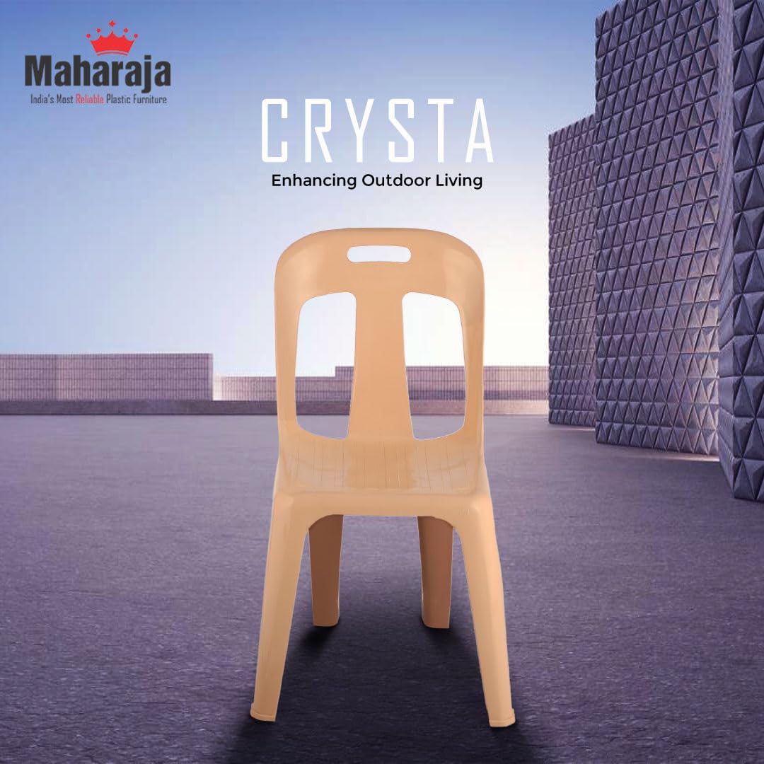 Maharaja Crysta Plastic Armless Chair