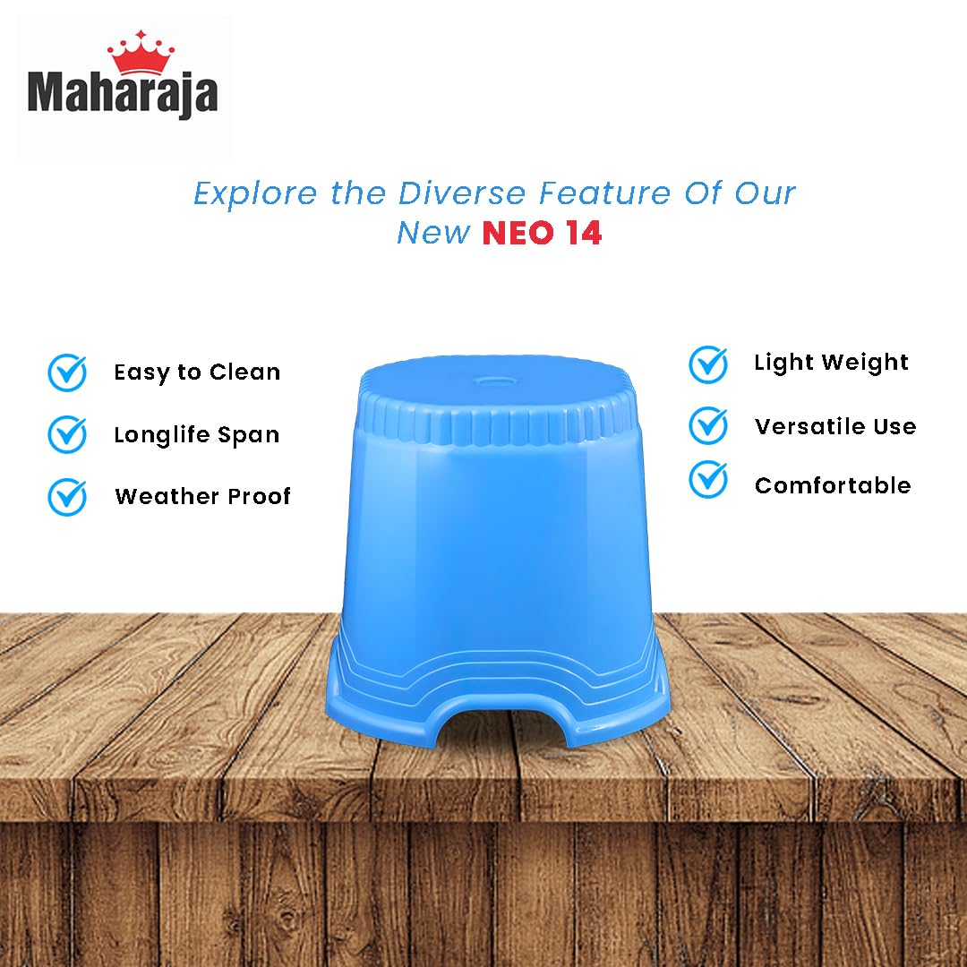 Maharaja Neo 14 Round Plastic Stool