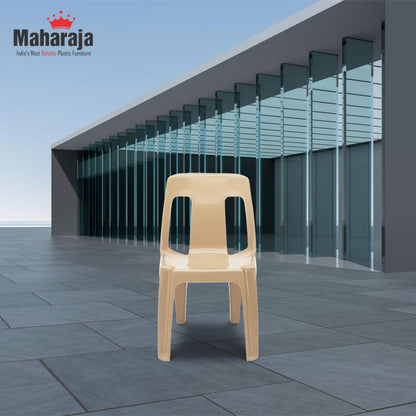 Maharaja Bahubali Plastic Armless Chair