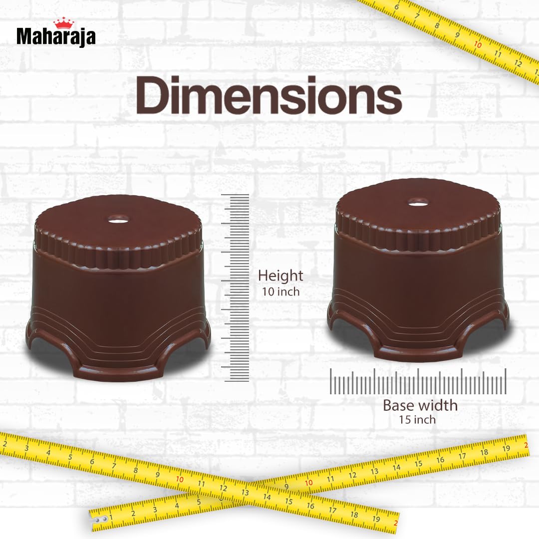 Maharaja Neo 10 Round Plastic Stool