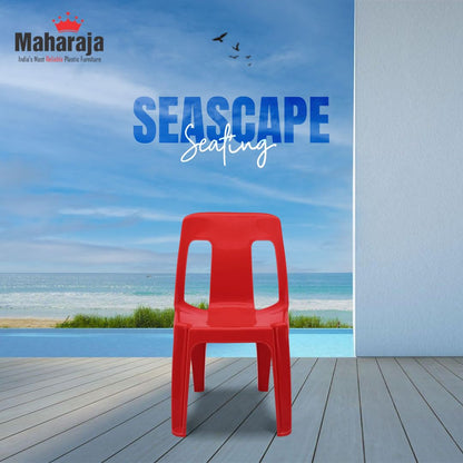 Maharaja Bahubali Plastic Armless Chair