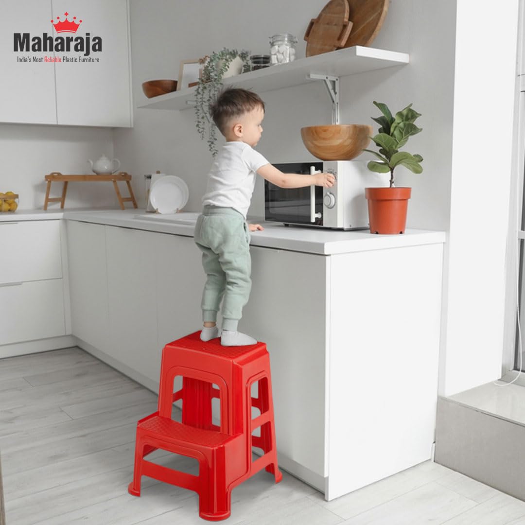 Maharaja Heavy Duty Plastic Step Stool – Multiuse