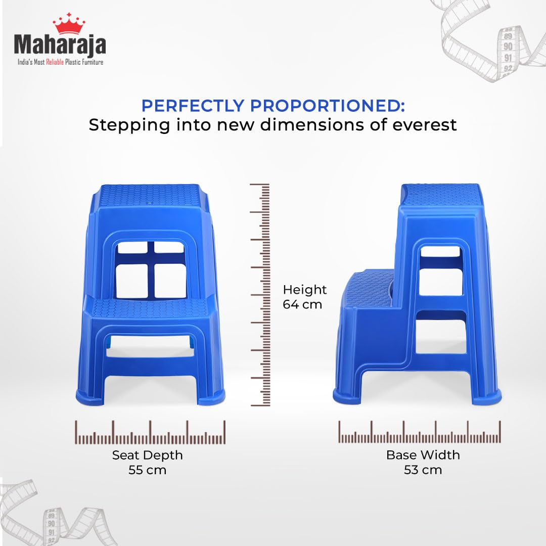 Maharaja Heavy Duty Plastic Step Stool – Multiuse
