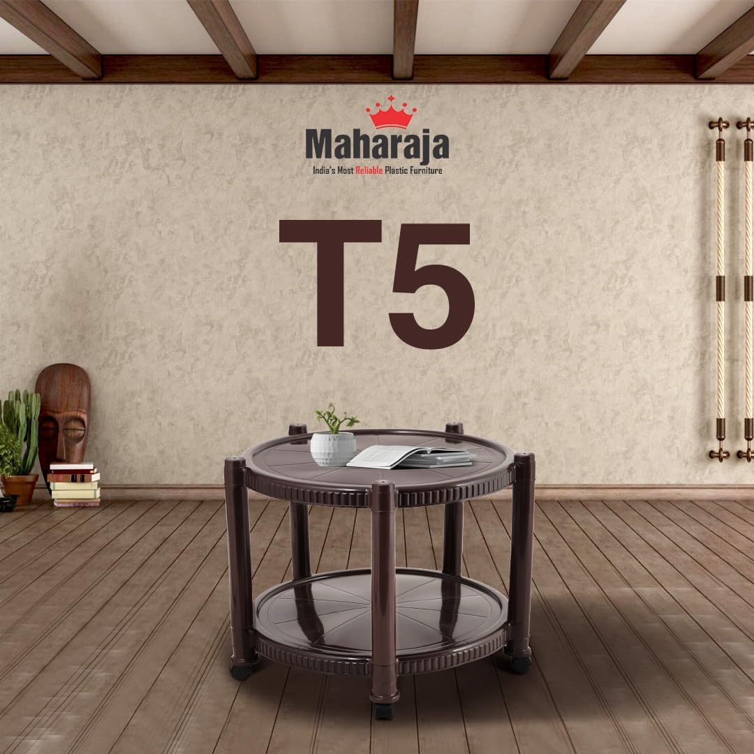 Maharaja T5 Multipurpose Round Trolley Table