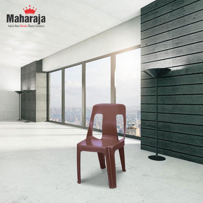 Maharaja Bahubali Plastic Armless Chair