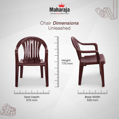 Maharaja King Plastic Chair