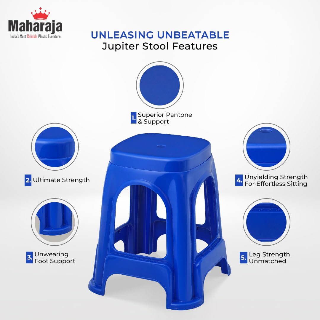 Maharaja Jupiter Plastic Stool