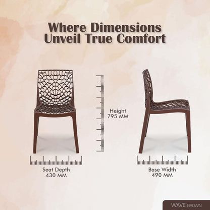 Wave – Luxury Armless Designer Chair