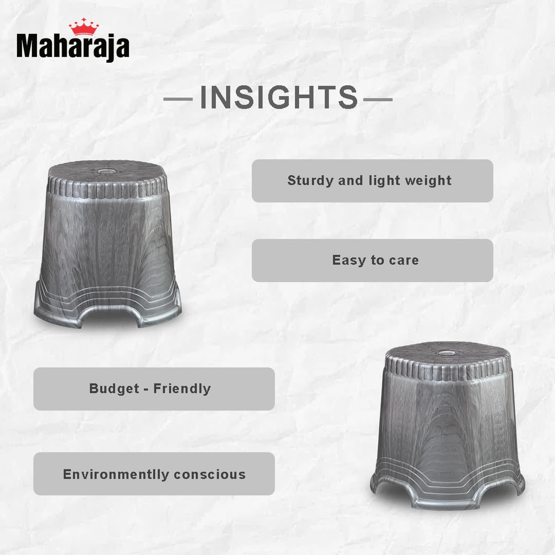 Maharaja Neo 14 Round Plastic Stool