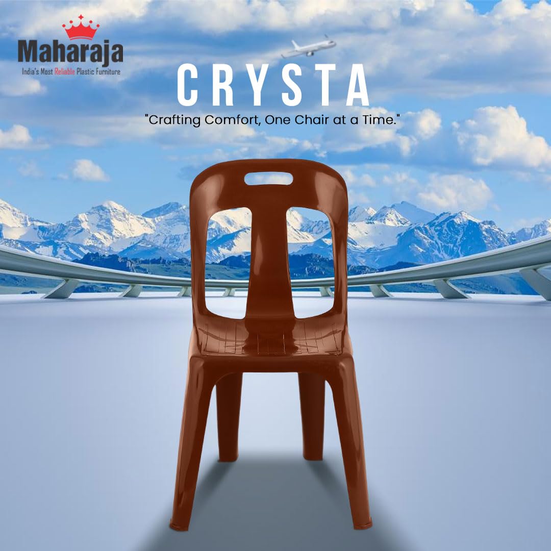 Maharaja Crysta Plastic Armless Chair