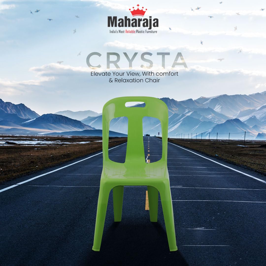 Maharaja Crysta Plastic Armless Chair