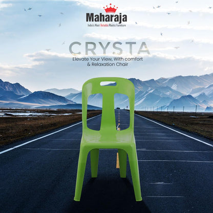 Maharaja Crysta Plastic Armless Chair