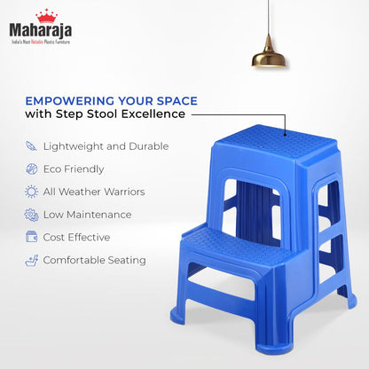Maharaja Heavy Duty Plastic Step Stool – Multiuse