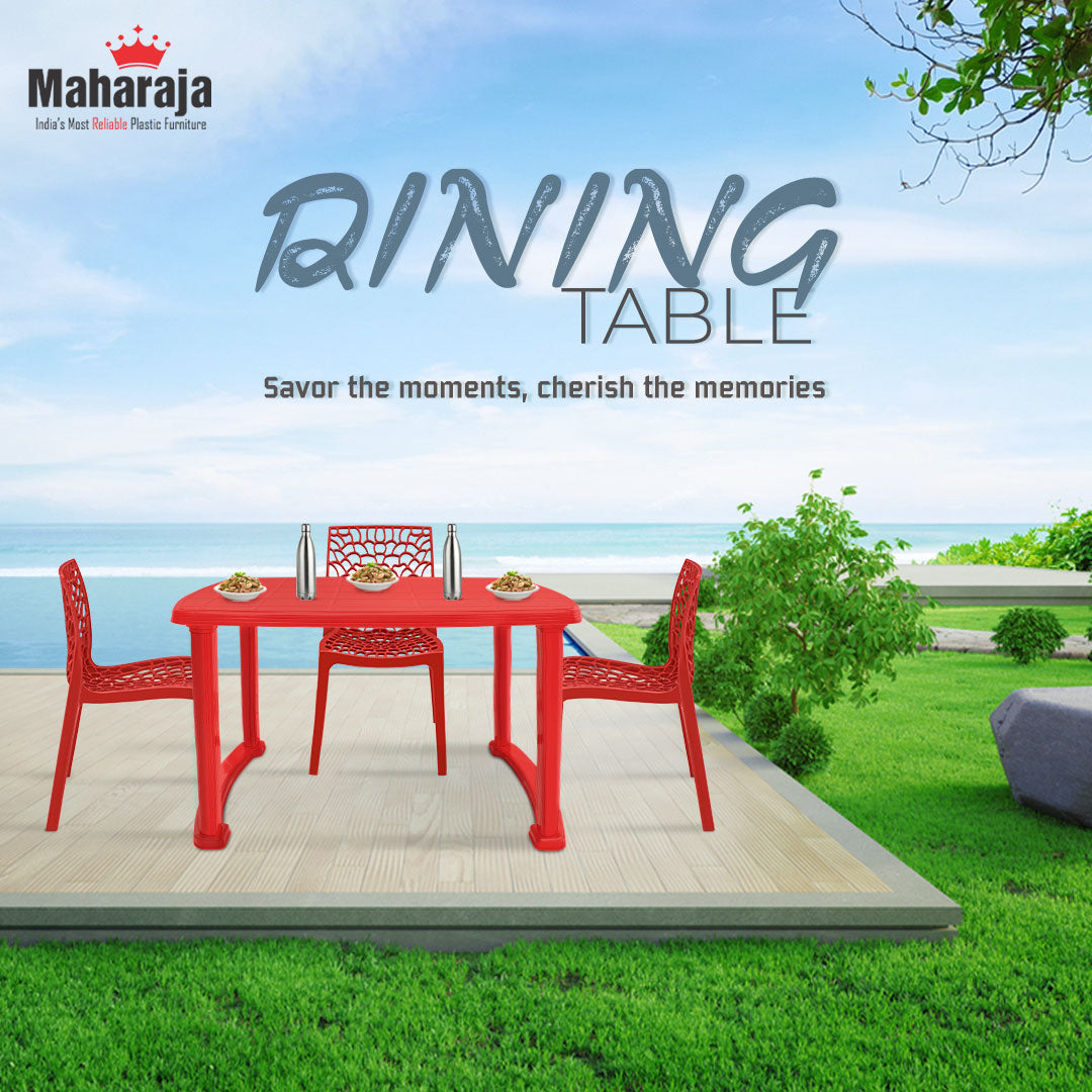Maharaja Premium Plastic Dining Table