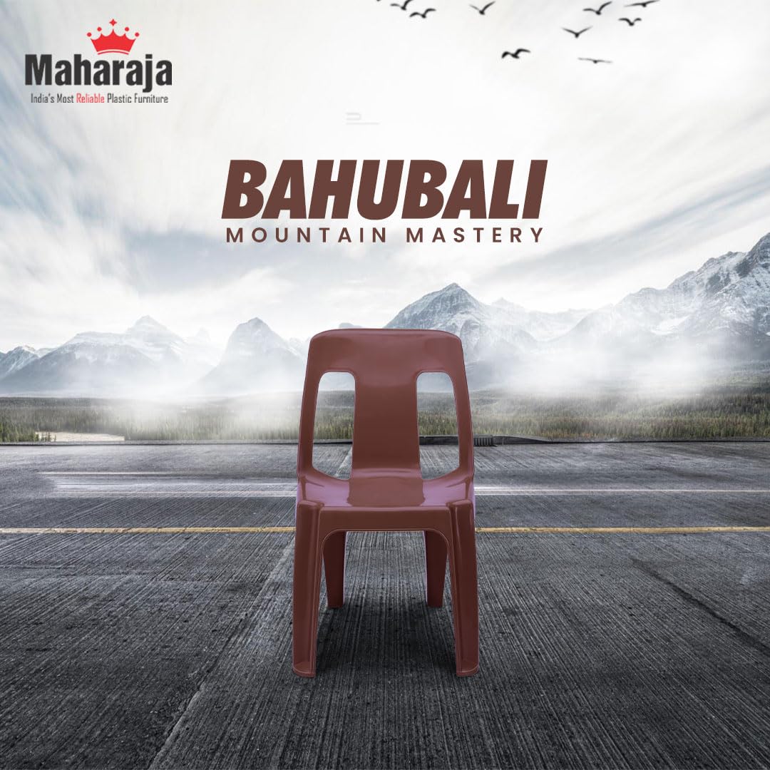 Maharaja Bahubali Plastic Armless Chair