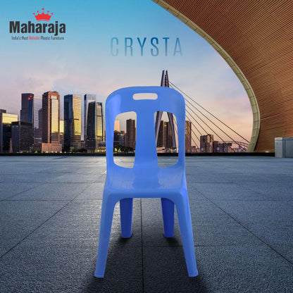 Maharaja Crysta Plastic Armless Chair