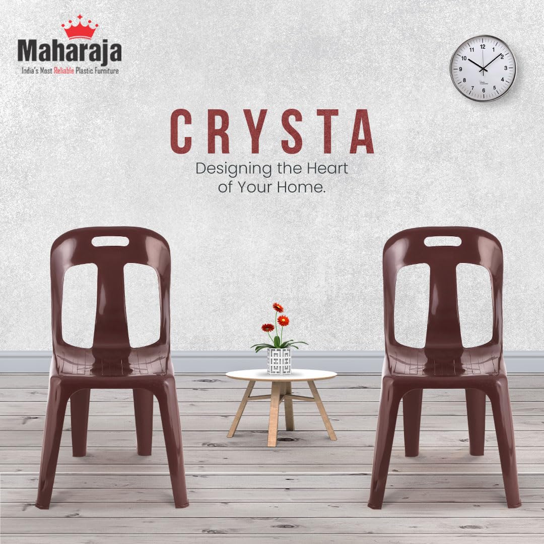 Maharaja Crysta Plastic Armless Chair