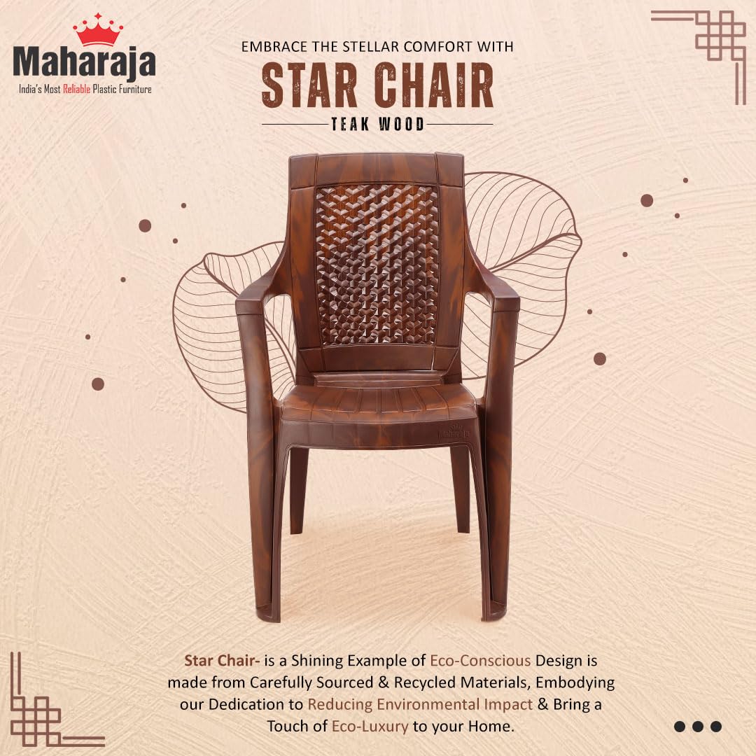 Maharaja Star Plastic Chair