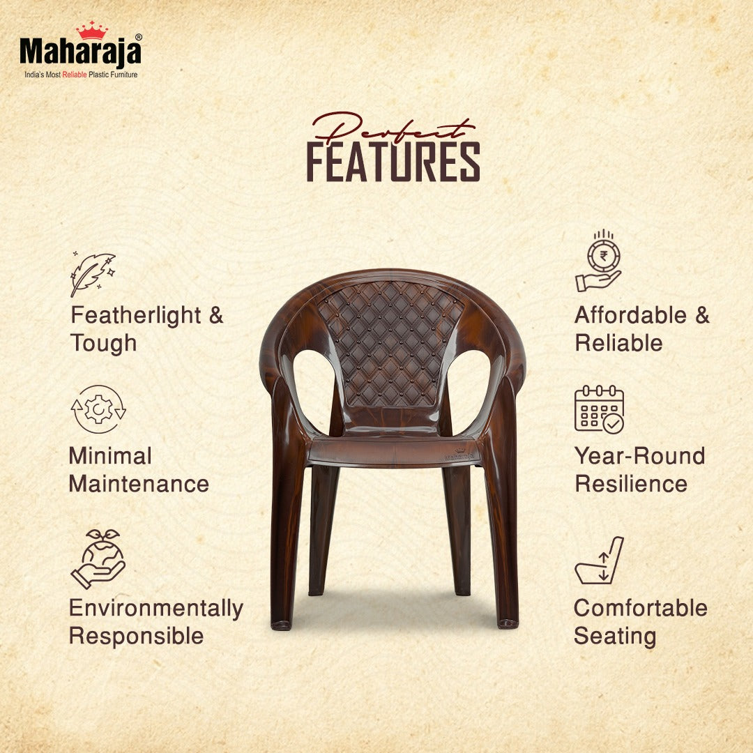 Surya 601 Luxury Plastic Chair