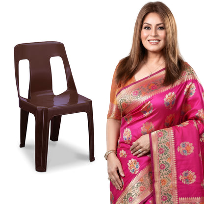 Maharaja Bahubali Plastic Armless Chair