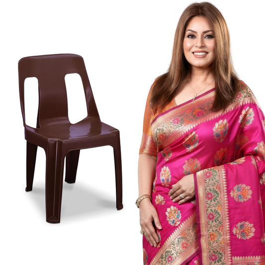 Maharaja Bahubali Plastic Armless Chair