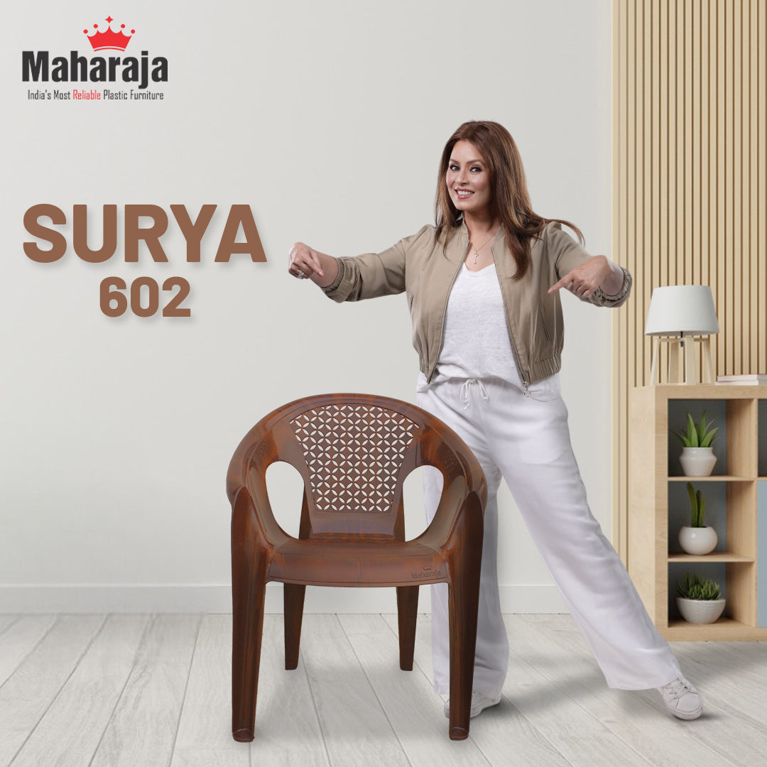 Surya 602 Designer Plastic Chair