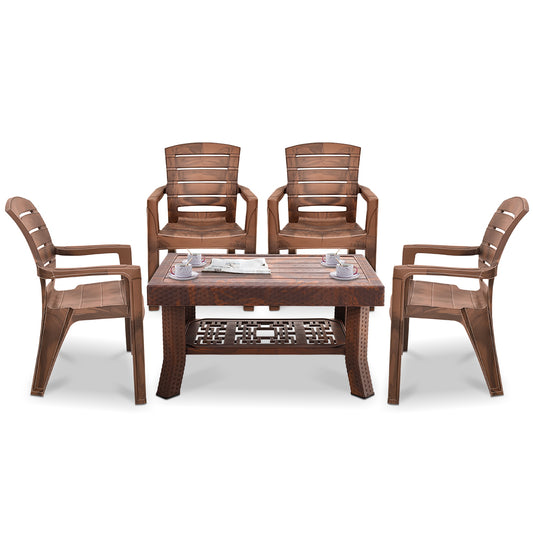 Maharaja Polo Table Set With 4 Singham101 Chairs