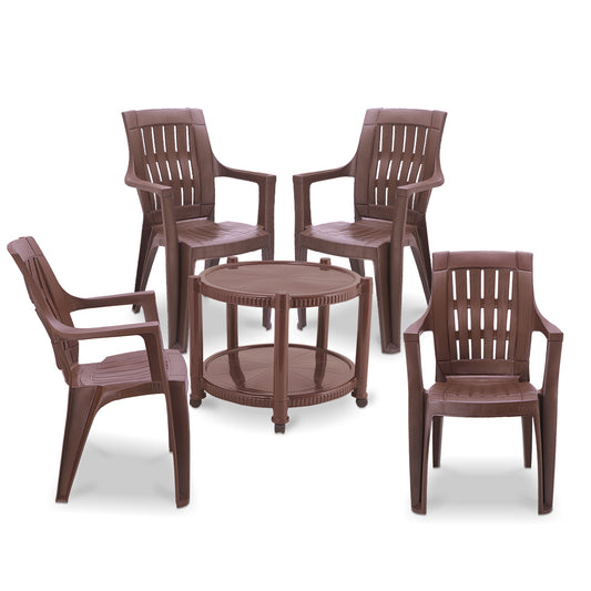 Maharaja T5 Table Set With 4 Omega Chairs