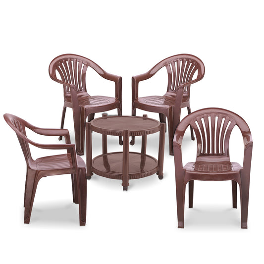 Maharaja T5 Table Set With 4 Chetak Chairs