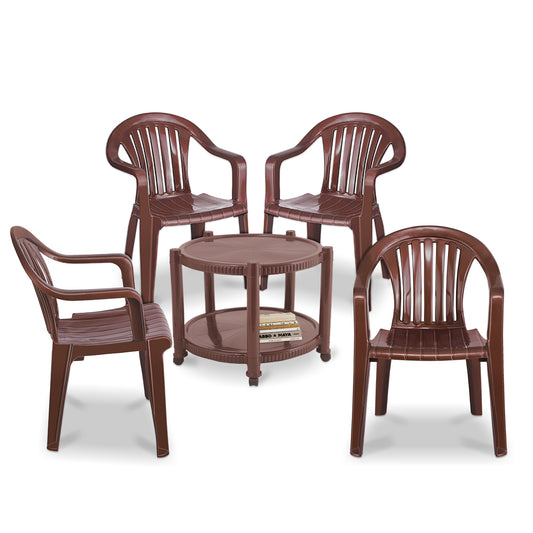 Maharaja T5 Table Set With 4 King Chairs
